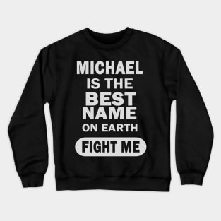 Michael Jungsname Men Pregnant Name Crewneck Sweatshirt